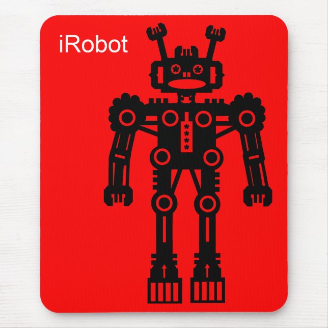 Robot Mk I (iRobot) - Red Mouse Pad (Front)