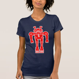 Robot Mk I - (Red) - Customised T-Shirt