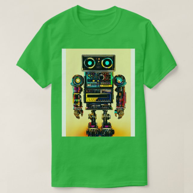 Robot music T-Shirt (Design Front)
