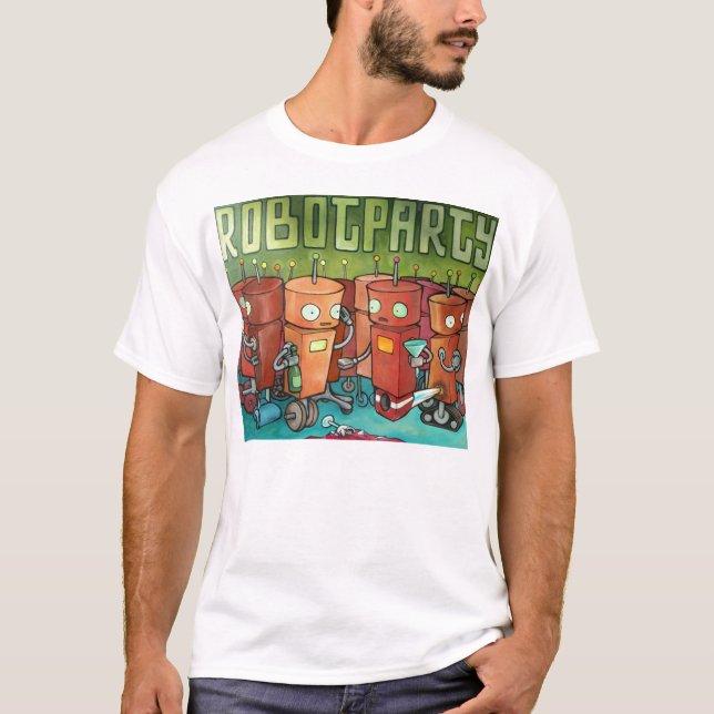 Robot Party T-Shirt (Front)