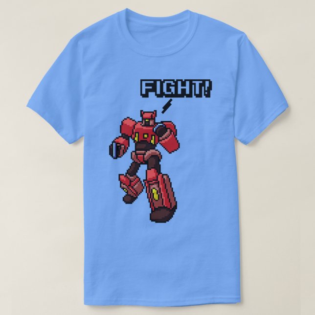 Robot Pixel Art T-Shirt (Design Front)