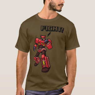 Robot Pixel Art T-Shirt
