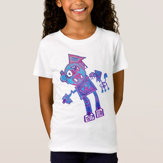Robot Press & Gripper T-shirt (Front)