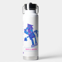 Robot Press & Gripper Water Bottle
