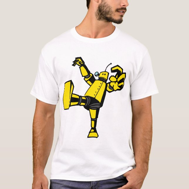 Robot Punter T-Shirt (Front)