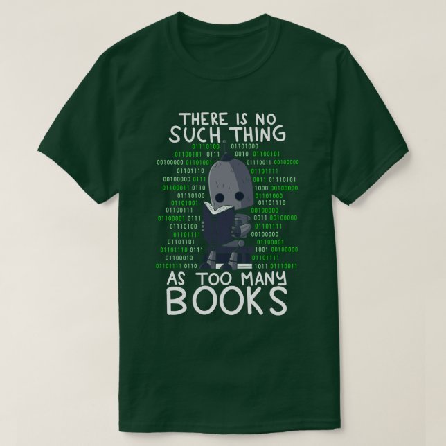 Robot Reader T-Shirt (Design Front)