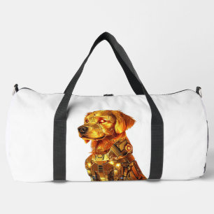 Robot Retriever � Futuristic Mecha Dog Duffle Bag