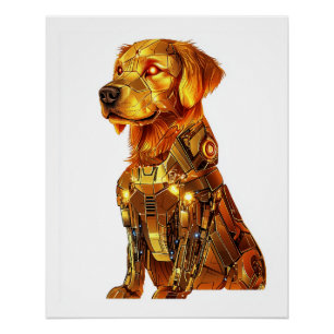 Robot Retriever � Futuristic Mecha Dog Poster