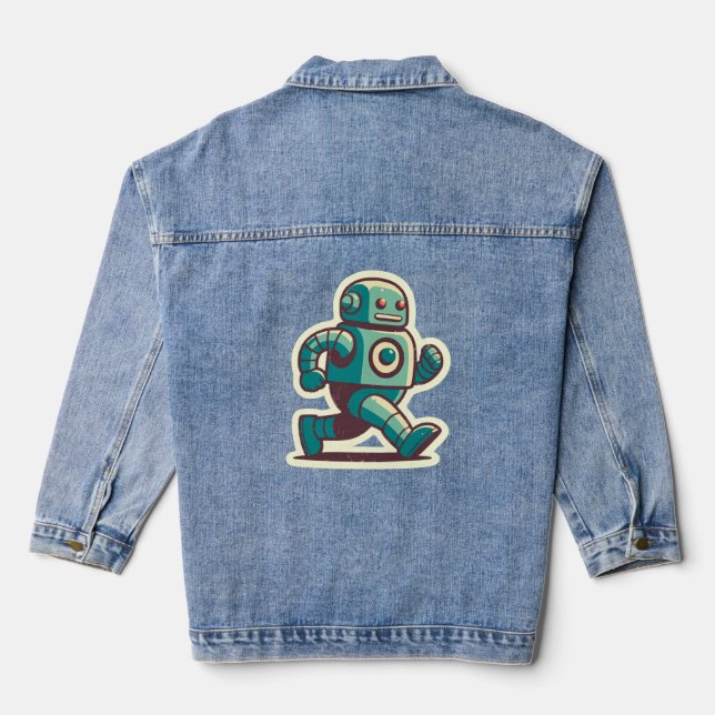 Robot Runner Denim Jacket (Back)