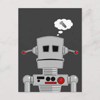 Robot Screw Postcard