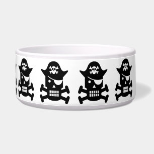 Robot Skull & Crossbones Pirate Silhouette