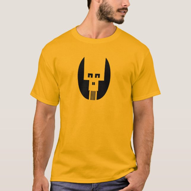 Robot Skull (look) T-Shirt (Front)