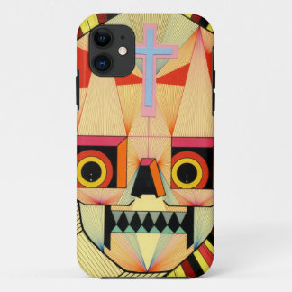 robot skulls iPhone 11 case