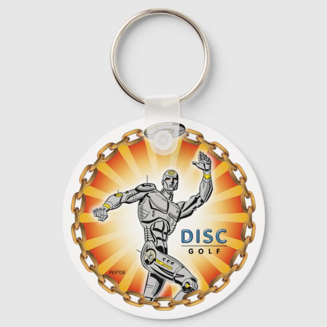 Robot Thrower #2 Key Ring (Front)
