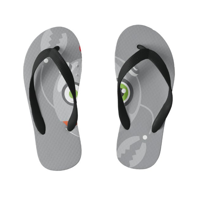 robot troll kid's jandals (Footbed)