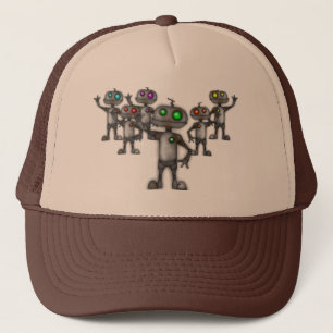 robot trucker hat