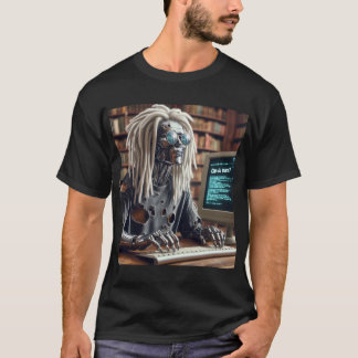 Robot Types at Keyboard T-Shirt