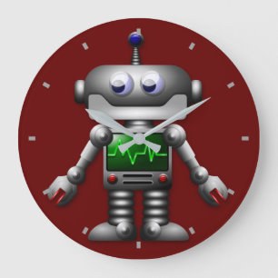 Robot Wall Clock