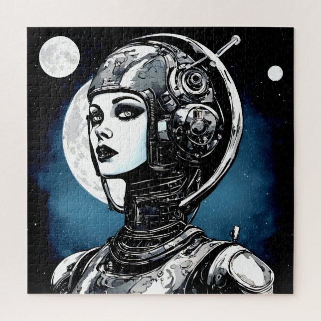 Robot Woman VI Jigsaw Puzzle (Vertical)