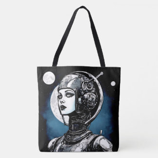 Robot Woman VI Tote Bag