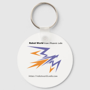 Robot World Keychain