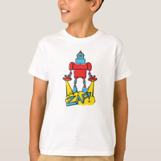 Robot Zapping Illustration T-Shirt