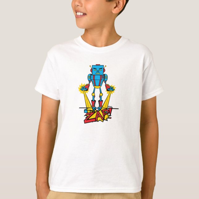 Robot Zapping T-Shirt (Front)