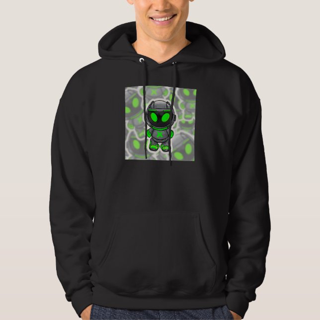 Robotic Alien Hoodie (Front)