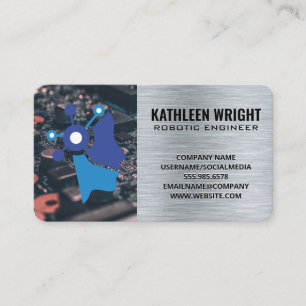 Robotic Arm   Technology   Artificial Intelligence Business Card