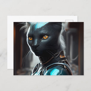 Robotic Cat Postcards