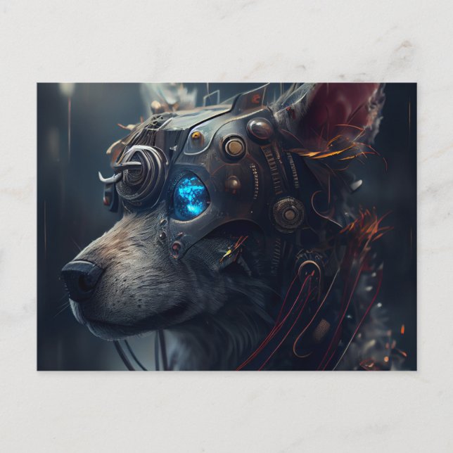 Robotic Dog Postcard (Front)