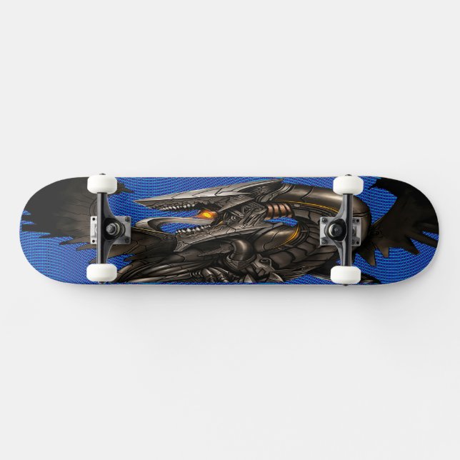 Robotic Dragon epc blu Skateboard (Horz)