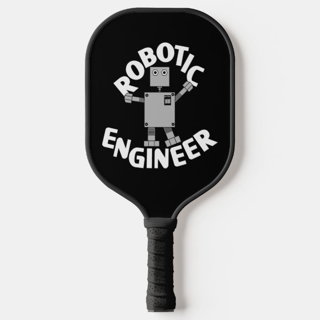 Robotic Engineer Robot Pickleball Paddle (Front)