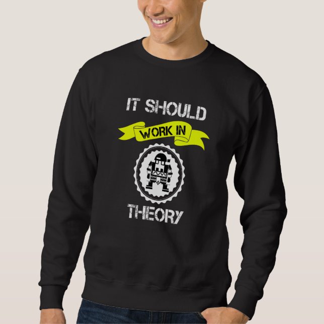 Robotic Robot Automation Engineer Premium Sweatshirt (Front)