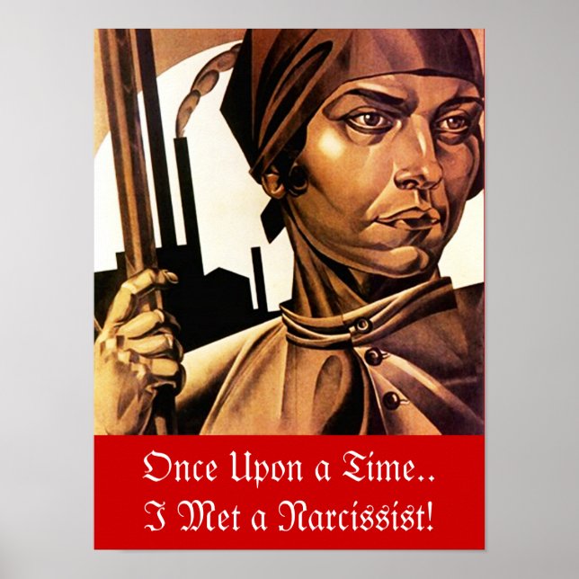 Robotic Robot Narc Narcissist Abuse NPD Fairytale Poster (Front)