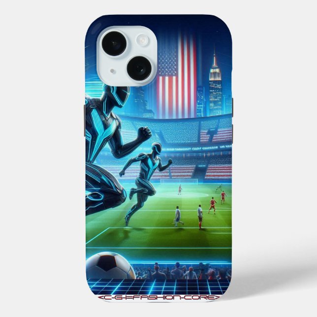 robotic soccer on an Iphone case!  Case-Mate iPhone Case (Back)