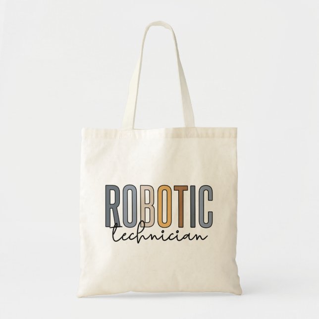 Robotic Technician | Robotic Tech Tote Bag (Front)