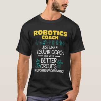 Robotics Coach - Robot Builder Engineer Engineerin T-Shirt