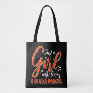 Robotics Engineer Robot Lover Engineering Girl Rob Tote Bag