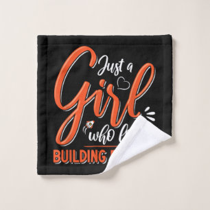 Robotics Engineer Robot Lover Engineering Girl Rob Wash Cloth