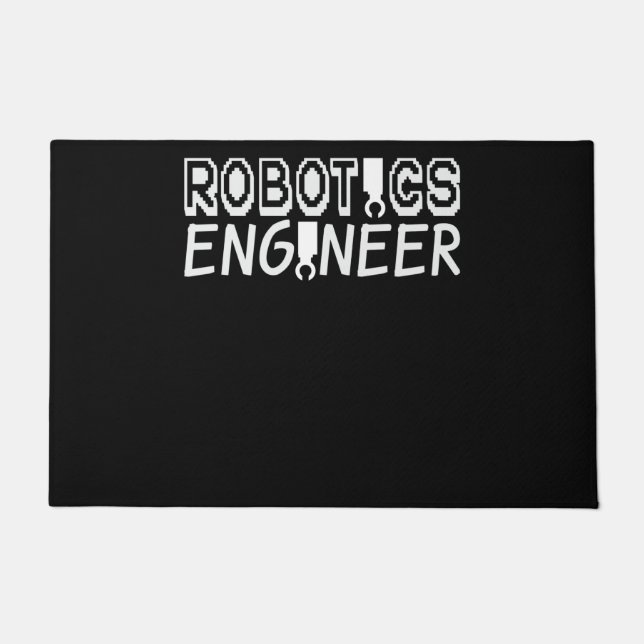 Robotics Engineer Roboter Engingeering Doormat (Front)