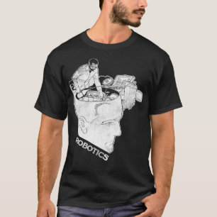 Robotics Engineer T Robot Builder Love Science Gi T-Shirt