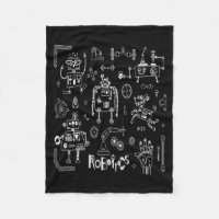 Robotics Engineer Technician Funny Vintage Robot