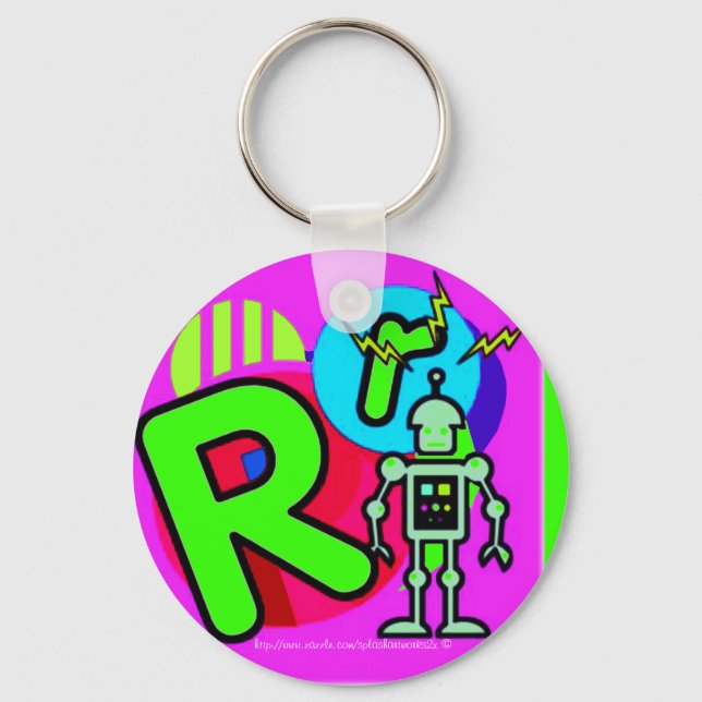 "ROBOTICS!" KEY RING (Front)