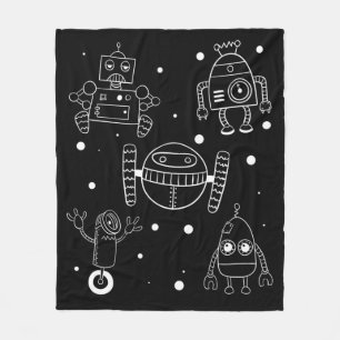 Robotics Kids Robots Boys Robot Children Fleece Blanket