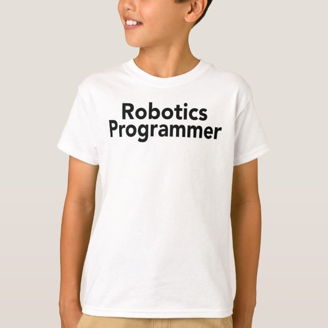 Robotics Programmer T-Shirt (Front)