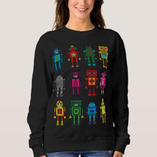 Robotics Retro toys Fun Sweatshirt