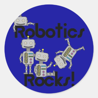 Robotics Rocks Classic Round Sticker