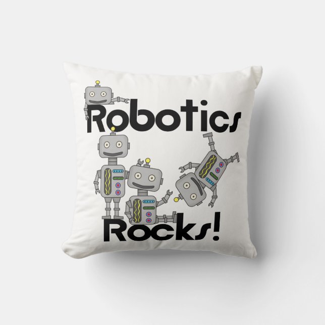 Robotics Rocks Cushion (Front)