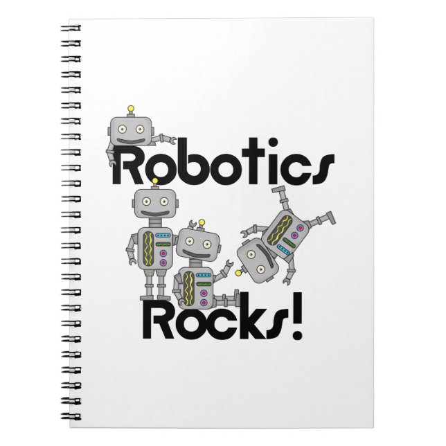 Robotics Rocks Spiral Notebook (Front)